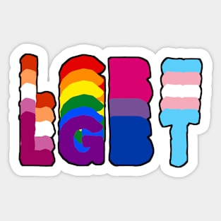 LGBT Pride Logo Sticker